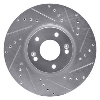 DFC® - Premium Drilled and Slotted Front Passenger Side Brake Rotor