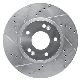 DFC® - Premium Drilled and Slotted Rear Driver Side Brake Rotor