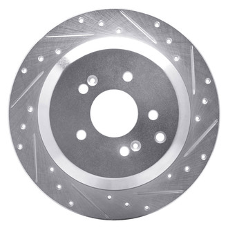DFC® - Premium Drilled and Slotted Rear Passenger Side Brake Rotor