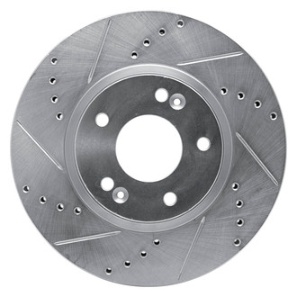 DFC® - Premium Drilled and Slotted Front Driver Side Brake Rotor