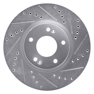 DFC® - Premium Drilled and Slotted Front Passenger Side Brake Rotor