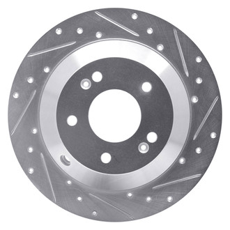 DFC® - Premium Drilled and Slotted Rear Passenger Side Brake Rotor