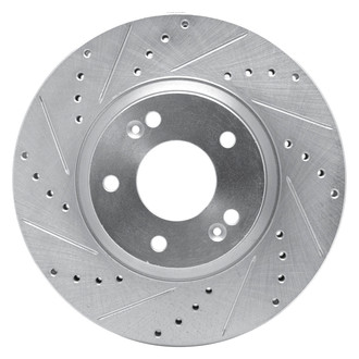 DFC® - Premium Drilled and Slotted Front Driver Side Brake Rotor