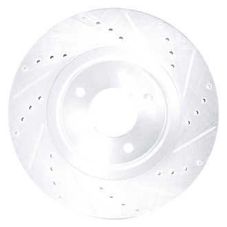 DFC® - Premium Drilled and Slotted Front Passenger Side Brake Rotor