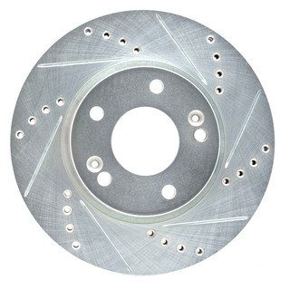 DFC® - Premium Drilled and Slotted Front Passenger Side Brake Rotor