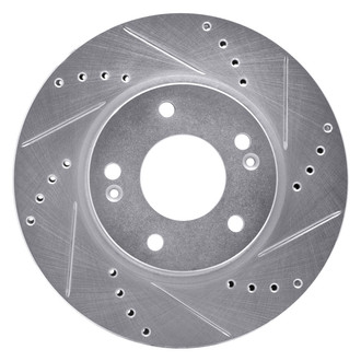 DFC® - Premium Drilled and Slotted Front Passenger Side Brake Rotor