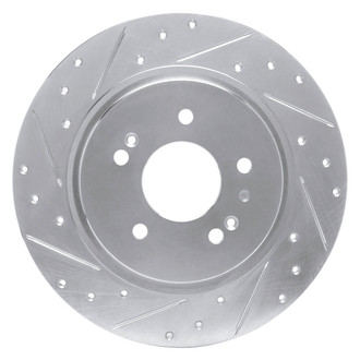 DFC® - Premium Drilled and Slotted Rear Driver Side Brake Rotor