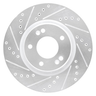 DFC® - Premium Drilled and Slotted Front Driver Side Brake Rotor