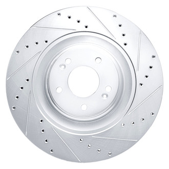 DFC® - Premium Drilled and Slotted Front Passenger Side Brake Rotor