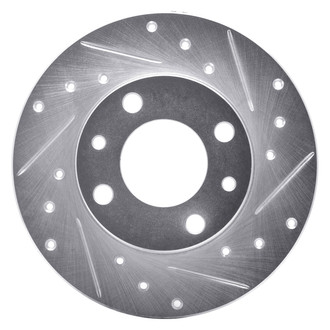 DFC® - Premium Drilled and Slotted Front Passenger Side Brake Rotor