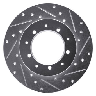 DFC® - Premium Drilled and Slotted Rear Passenger Side Brake Rotor