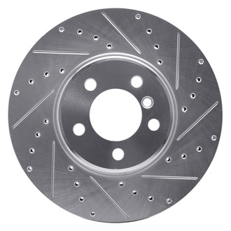 DFC® - Premium Drilled and Slotted Front Passenger Side Brake Rotor