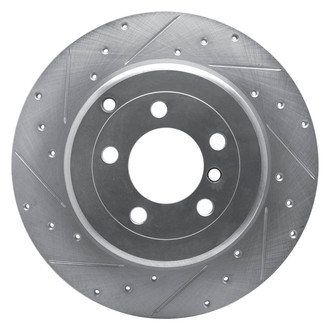 DFC® - Premium Drilled and Slotted Rear Driver Side Brake Rotor