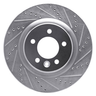 DFC® - Premium Drilled and Slotted Front Passenger Side Brake Rotor
