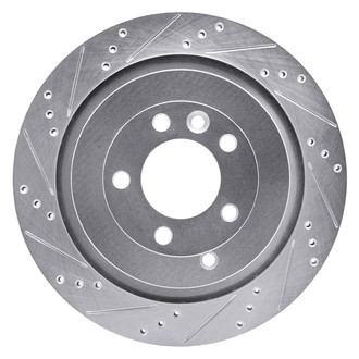 DFC® - Premium Drilled and Slotted Rear Driver Side Brake Rotor