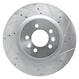 DFC® - Premium Drilled and Slotted Front Passenger Side Brake Rotor
