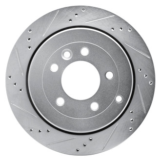 DFC® - Premium Drilled and Slotted Rear Driver Side Brake Rotor