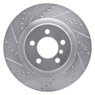 DFC® - Premium Drilled and Slotted Front Driver Side Brake Rotor