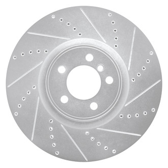DFC® - Premium Drilled and Slotted Front Passenger Side Brake Rotor