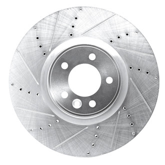 DFC® - Premium Drilled and Slotted Front Driver Side Brake Rotor