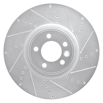 DFC® - Premium Drilled and Slotted Front Passenger Side Brake Rotor