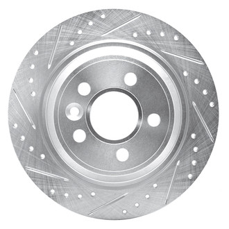 DFC® - Premium Drilled and Slotted Rear Driver Side Brake Rotor