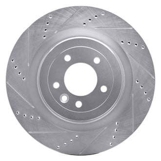 DFC® - Premium Drilled and Slotted Rear Driver Side Brake Rotor