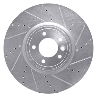 DFC® - Premium Drilled and Slotted Front Passenger Side Brake Rotor