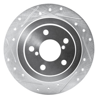 DFC® - Premium Drilled and Slotted Rear Driver Side Brake Rotor
