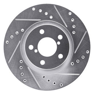DFC® - Premium Drilled and Slotted Front Passenger Side Brake Rotor
