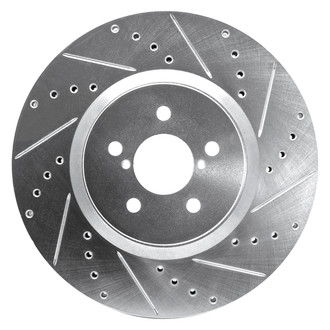 DFC® - Premium Drilled and Slotted Front Passenger Side Brake Rotor