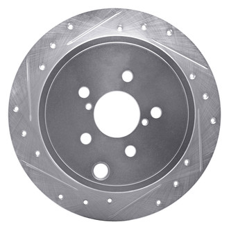 DFC® - Premium Drilled and Slotted Rear Driver Side Brake Rotor