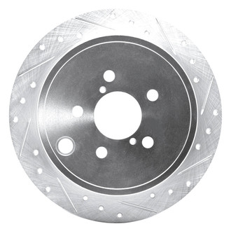DFC® - Premium Drilled and Slotted Rear Passenger Side Brake Rotor