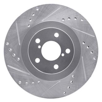 DFC® - Premium Drilled and Slotted Front Driver Side Brake Rotor