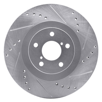DFC® - Premium Drilled and Slotted Front Passenger Side Brake Rotor