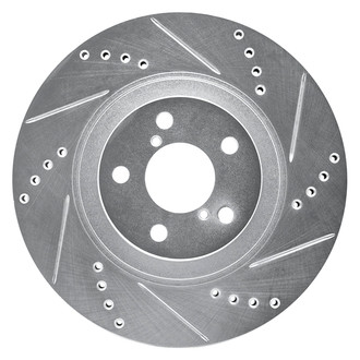 DFC® - Premium Drilled and Slotted Front Passenger Side Brake Rotor