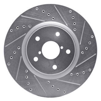 DFC® - Premium Drilled and Slotted Front Passenger Side Brake Rotor