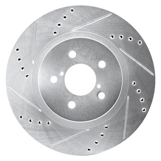 DFC® - Premium Drilled and Slotted Front Driver Side Brake Rotor