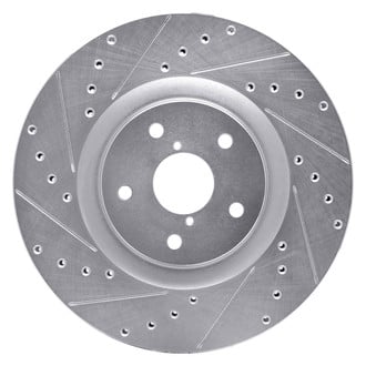 DFC® - Premium Drilled and Slotted Front Driver Side Brake Rotor