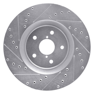 DFC® - Premium Drilled and Slotted Front Passenger Side Brake Rotor