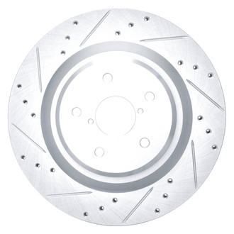 DFC® - Premium Drilled and Slotted Rear Driver Side Brake Rotor