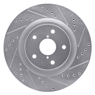 DFC® - Premium Drilled and Slotted Front Passenger Side Brake Rotor
