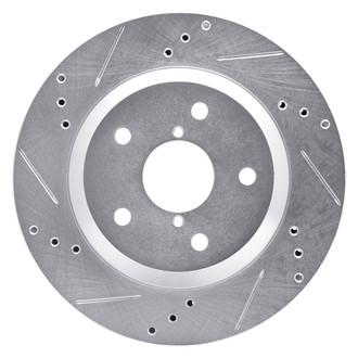 DFC® - Premium Drilled and Slotted Rear Driver Side Brake Rotor