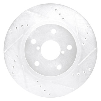 DFC® - Premium Drilled and Slotted Front Passenger Side Brake Rotor