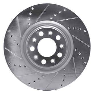 DFC® - Premium Drilled and Slotted Front Driver Side Brake Rotor