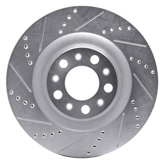 DFC® - Premium Drilled and Slotted Rear Driver Side Brake Rotor