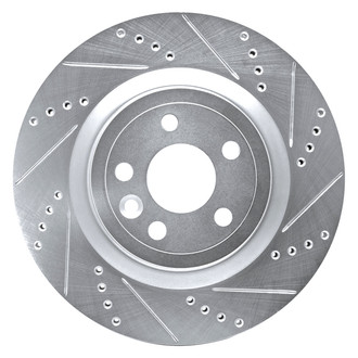 DFC® - Premium Drilled and Slotted Rear Passenger Side Brake Rotor
