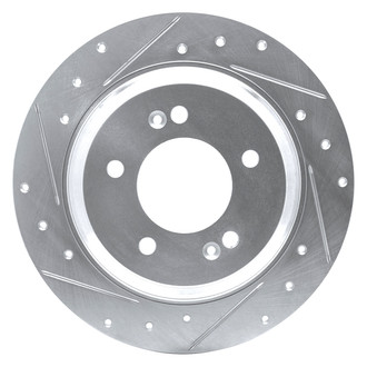 DFC® - Premium Drilled and Slotted Rear Driver Side Brake Rotor