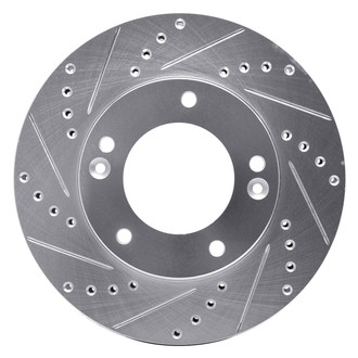 DFC® - Premium Drilled and Slotted Front Driver Side Brake Rotor