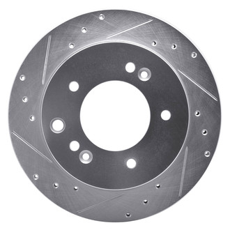 DFC® - Premium Drilled and Slotted Rear Driver Side Brake Rotor